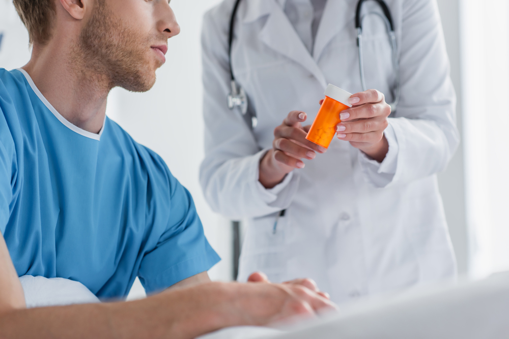 man undergoing medical detox in texas