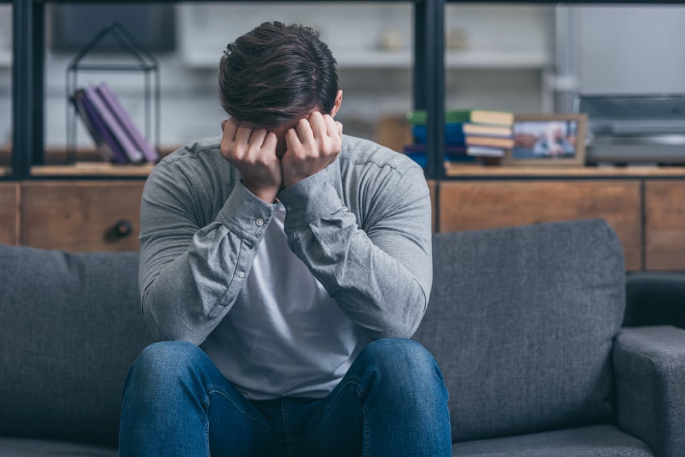 addiction and dopamine effect on a man