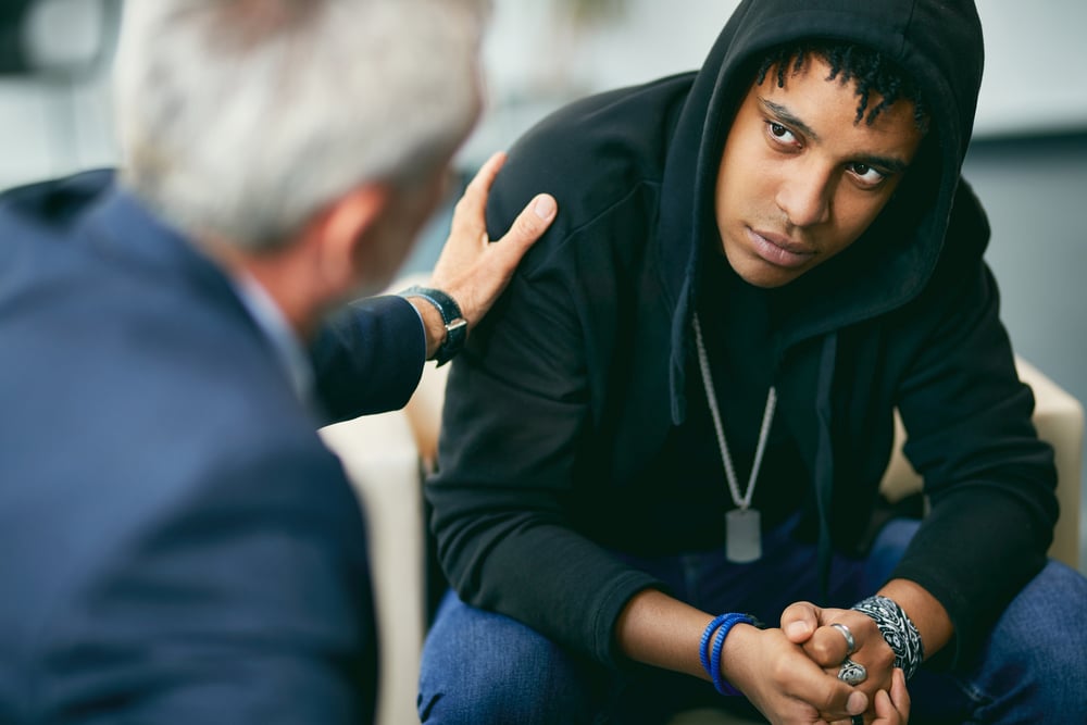 a young adult that relapse after an addiction treatment