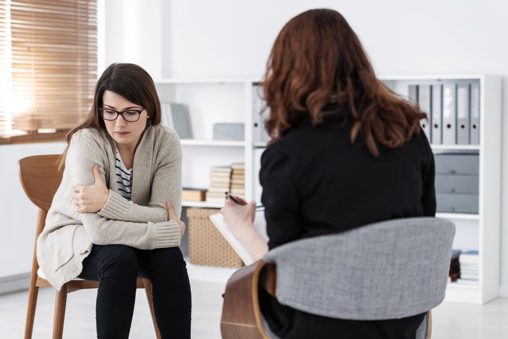 woman getting addiction treatment in texas but is still reluctant about getting treatment